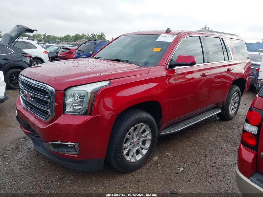 Vin: 1gks2bkc5fr291111, lot: 46348095, gmc yukon slt 20152