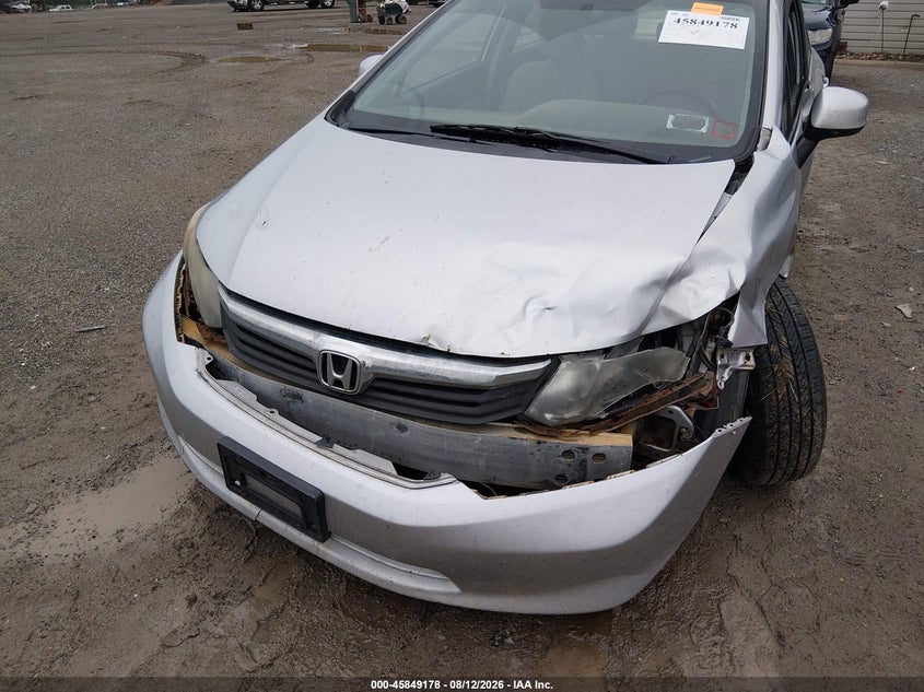 2012 HONDA CIVIC SEDAN 1.8L I-4 VVT, 140HP