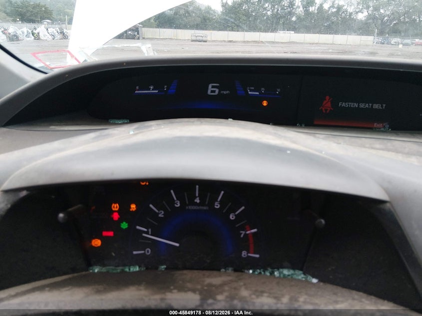 2012 HONDA CIVIC SEDAN 1.8L I-4 VVT, 140HP