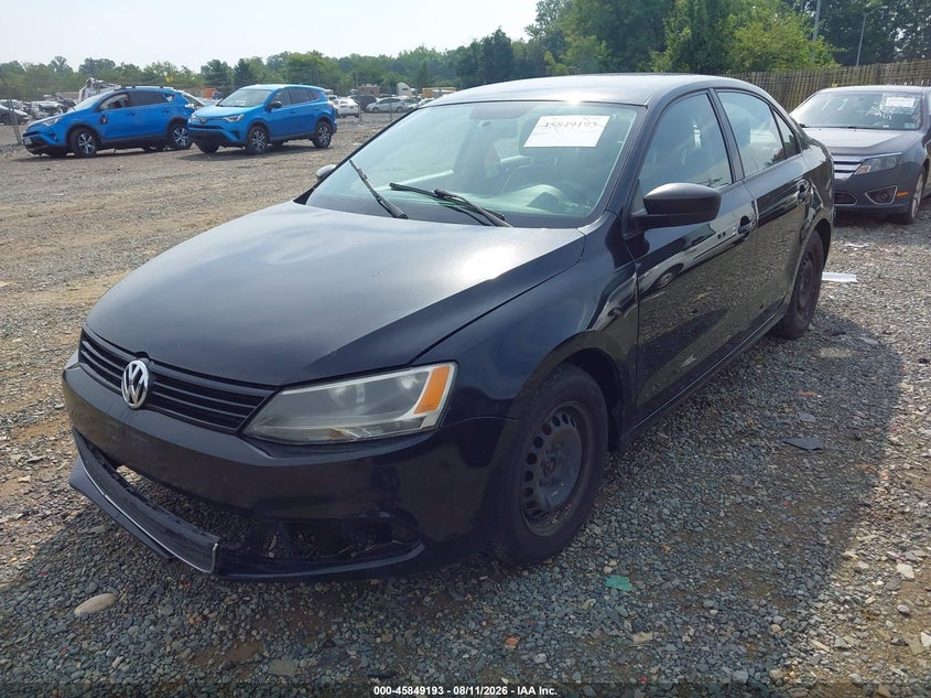 2012 VOLKSWAGEN JETTA SEDAN 2.0L I-4 115HP