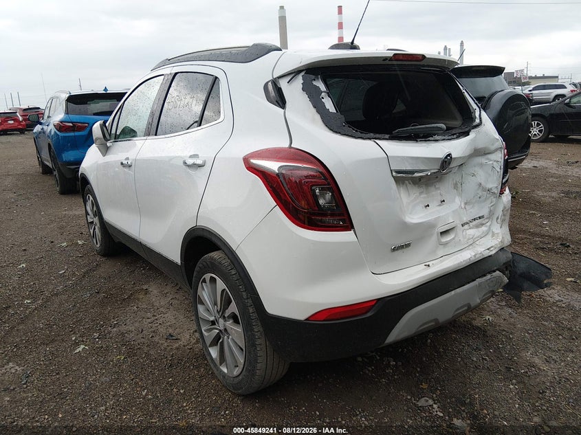 Vin: kl4cjasb6lb005964, lot: 46348174, buick encore fwd preferred 20203