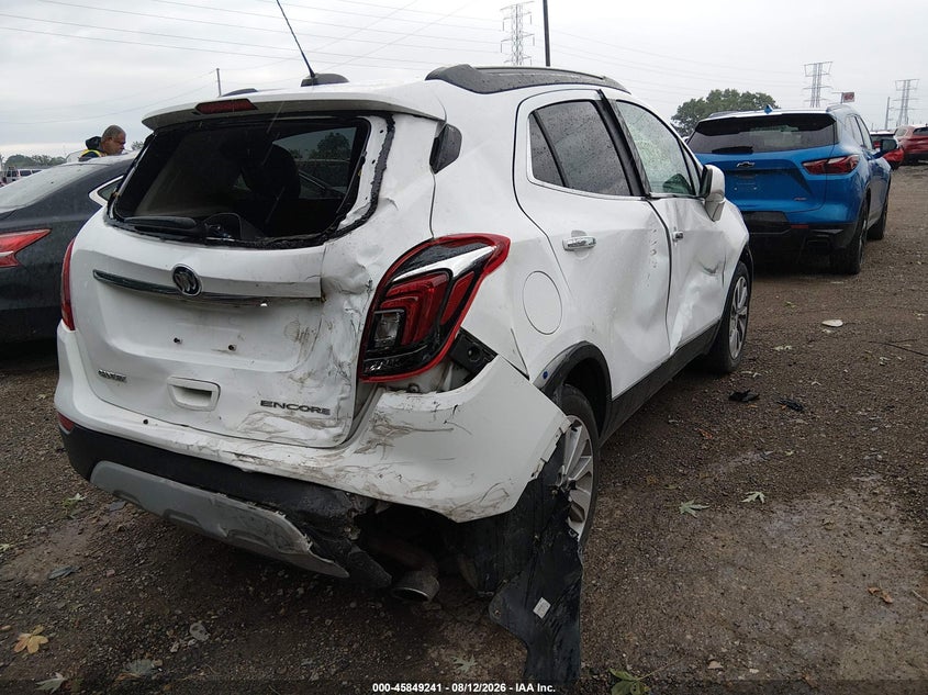 Vin: kl4cjasb6lb005964, lot: 46348174, buick encore fwd preferred 20204