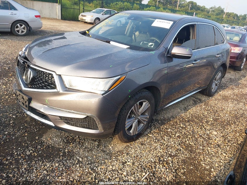 Vin: 5j8yd4h37kl035814, lot: 46348243, acura mdx standard 20192