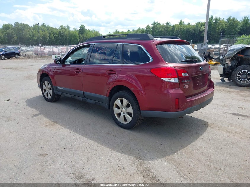 2012 SUBARU OUTBACK auction photo 3