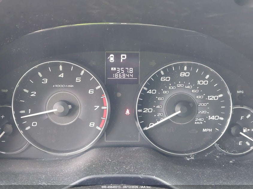 2012 SUBARU OUTBACK auction photo 7