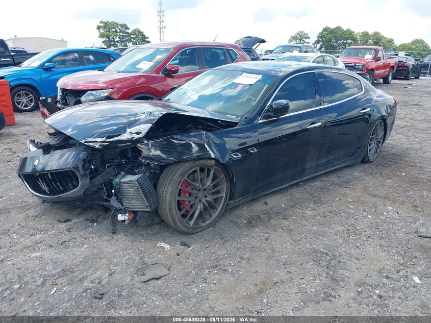 Vin: zam56ppa1e1078778, lot: 46348271, maserati quattroporte gts 20142