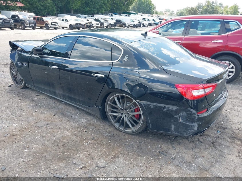 Vin: zam56ppa1e1078778, lot: 46348271, maserati quattroporte gts 20143