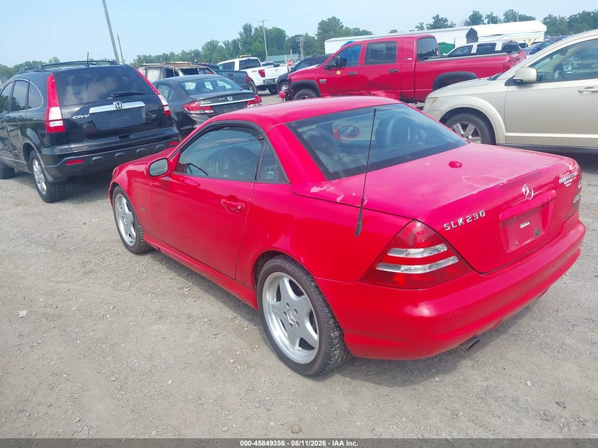 2001 MERCEDES-BENZ SLK 230 auction photo 3