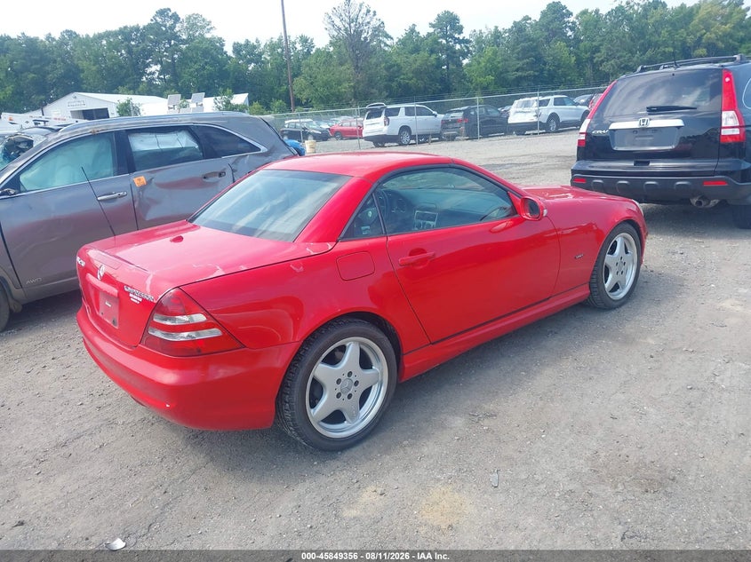 2001 MERCEDES-BENZ SLK 230 auction photo 4
