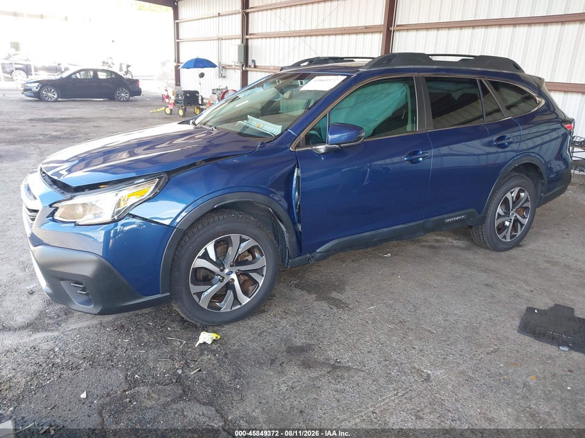SUBARU OUTBACK 2022 VIN 4S4BTGND6N3261025