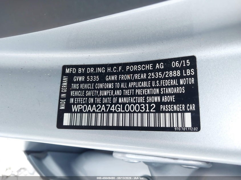 PORSCHE PANAMERA - zdjęcie 9