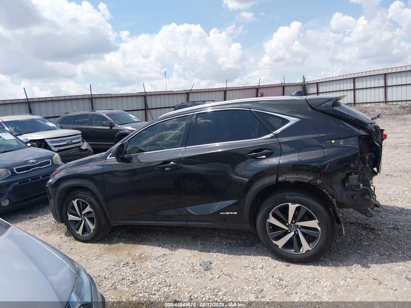 LEXUS NX 300H 2019 VIN JTJBJRBZ9K2111253