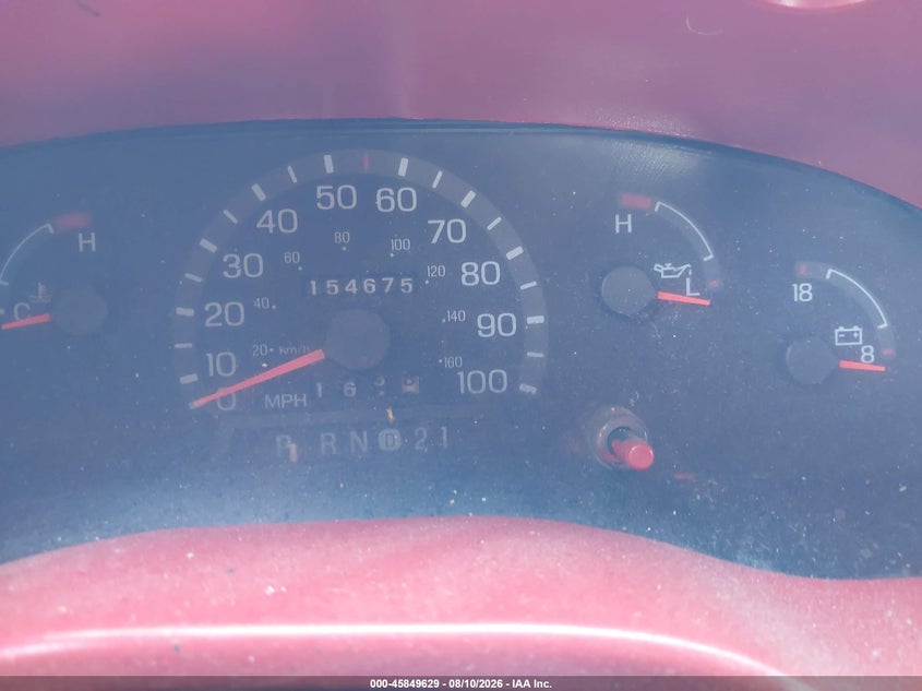FORD ECONOLINE 1997 VIN 1FDEE14L3VHB80919