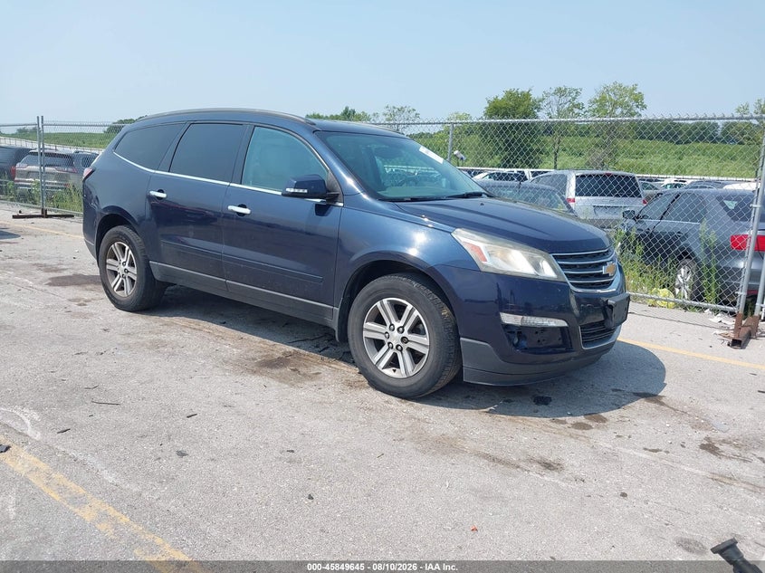 Vin: 1gnkrhkd6fj168605, lot: 46348580, chevrolet traverse lt 2015 img_1