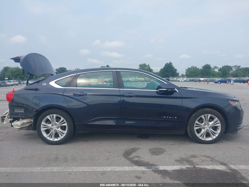 2014 CHEVROLET IMPALA SEDAN 2.5L I-4 DI, DOHC, VVT, 195HP