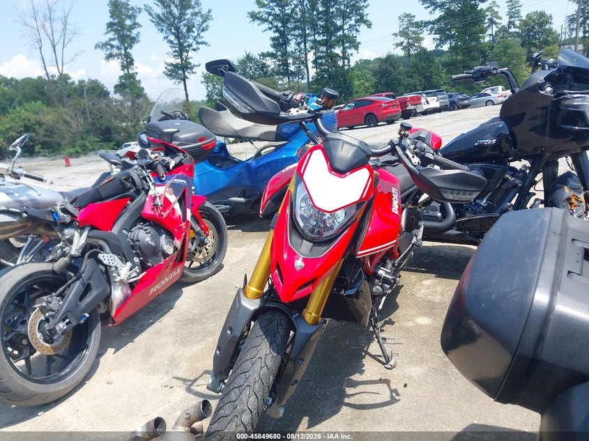 2019 DUCATI HYPERMOTARD auction photo 2