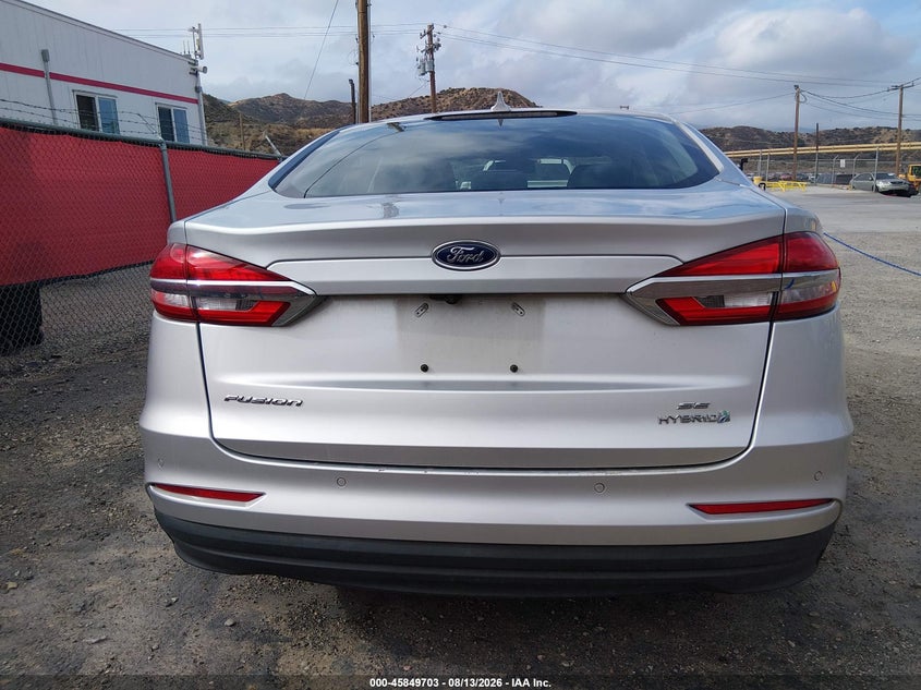 2019 FORD FUSION SEDAN 2.0L I-4 DOHC, VVT, 141HP