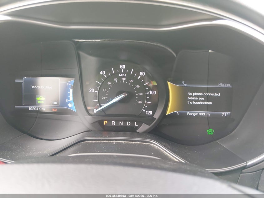 2019 FORD FUSION SEDAN 2.0L I-4 DOHC, VVT, 141HP