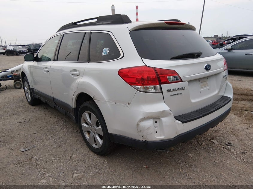 2010 SUBARU OUTBACK SPORT UTILITY VEHICLE 2.5L H-4 VVT, 170HP