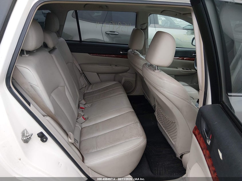 2010 SUBARU OUTBACK SPORT UTILITY VEHICLE 2.5L H-4 VVT, 170HP