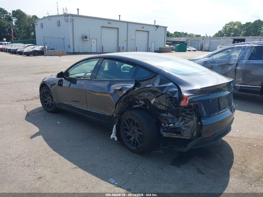 2025 TESLA MODEL 3 auction photo 3
