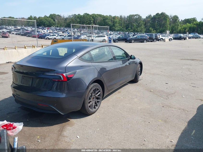 2025 TESLA MODEL 3 auction photo 4