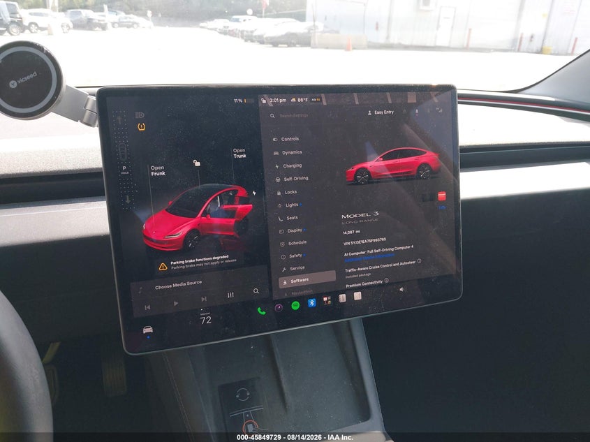 2025 TESLA MODEL 3 auction photo 7