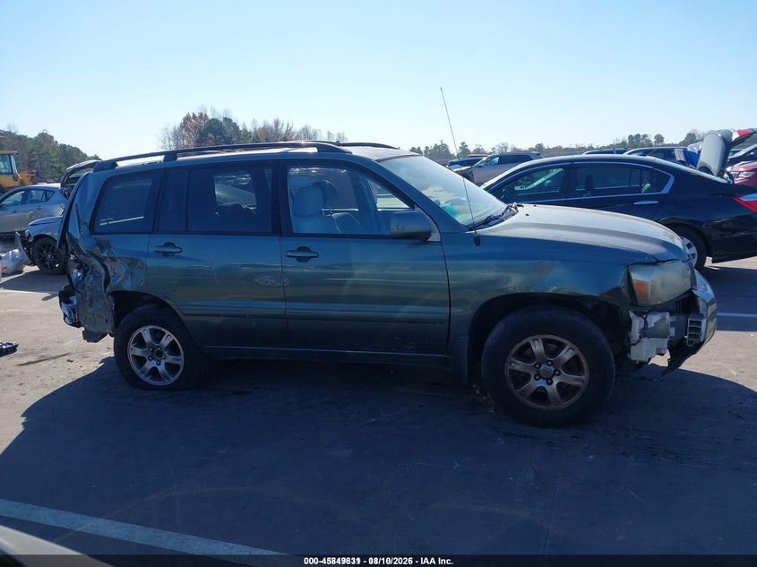 TOYOTA HIGHLANDER 2006 VIN JTEDP21A760108264