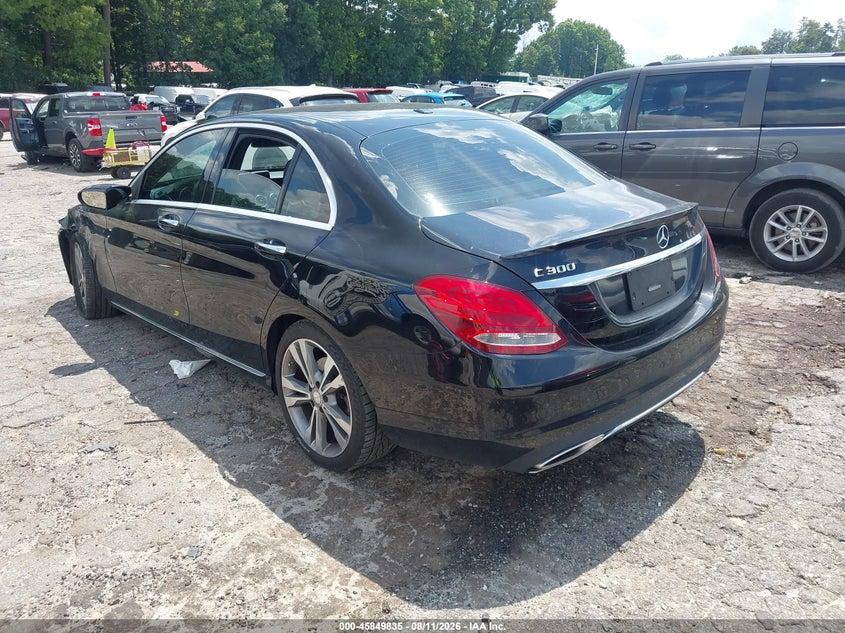 2015 MERCEDES-BENZ C 300 auction photo 3