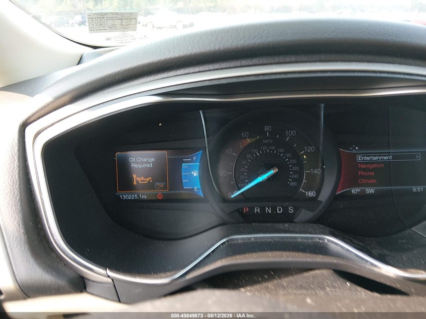 FORD FUSION 2016 VIN 3FA6P0T90GR120459