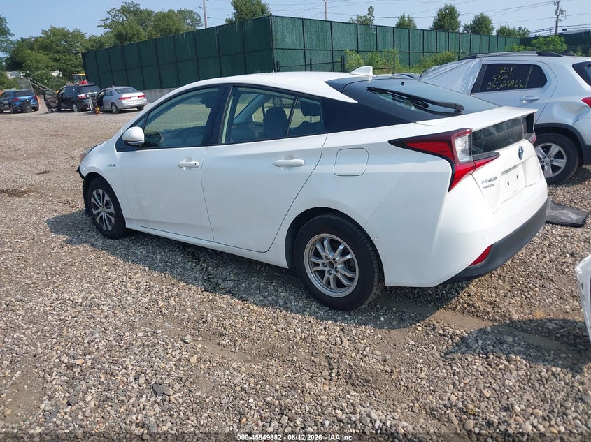 Vin: jtdl9rfu7l3017902, lot: 46348814, toyota prius le awd-e 20203