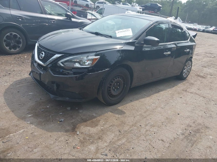 Vin: 3n1ab7ap7jy222483, lot: 46348866, nissan sentra s 20182