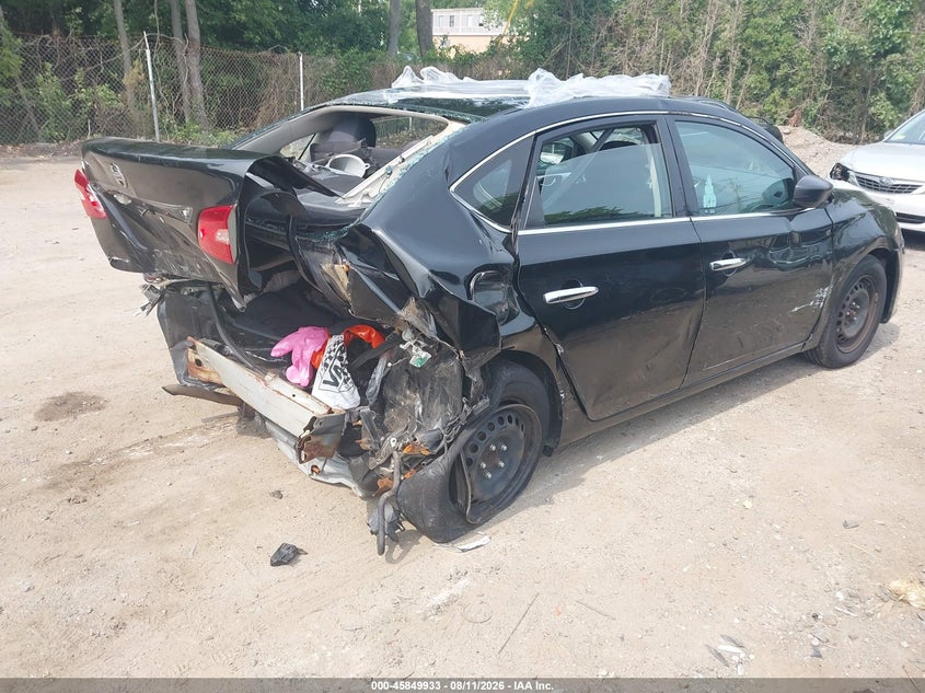Vin: 3n1ab7ap7jy222483, lot: 46348866, nissan sentra s 20184
