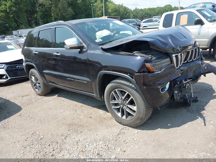 2020 Jeep Grand Cherokee Limited 4X4, Перёд, IAAI, VIN 1C4RJFBG4LC251379