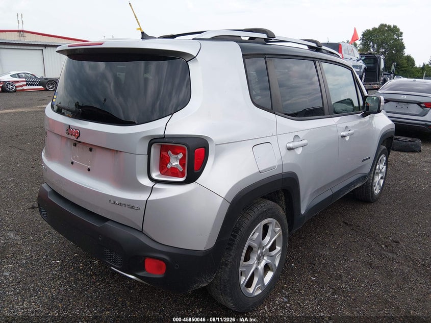 2015 JEEP RENEGADE SPORT UTILITY VEHICLE 2.4L I-4 VVT, 180HP