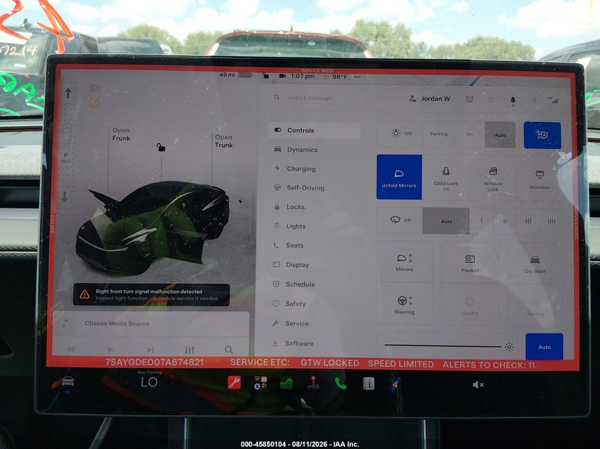 2026 TESLA MODEL Y auction photo 7