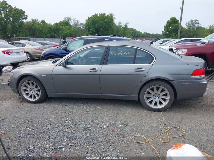 BMW 750I 2006 VIN WBAHL83546DT03278