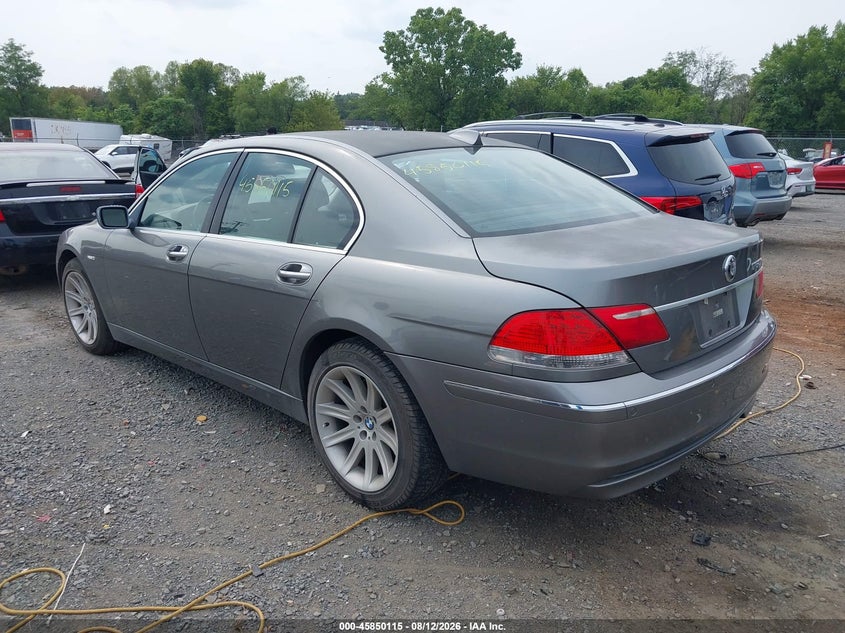 BMW 750I 2006 VIN WBAHL83546DT03278