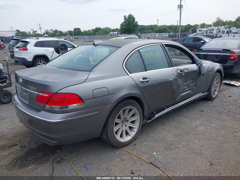 BMW 750I 2006 VIN WBAHL83546DT03278