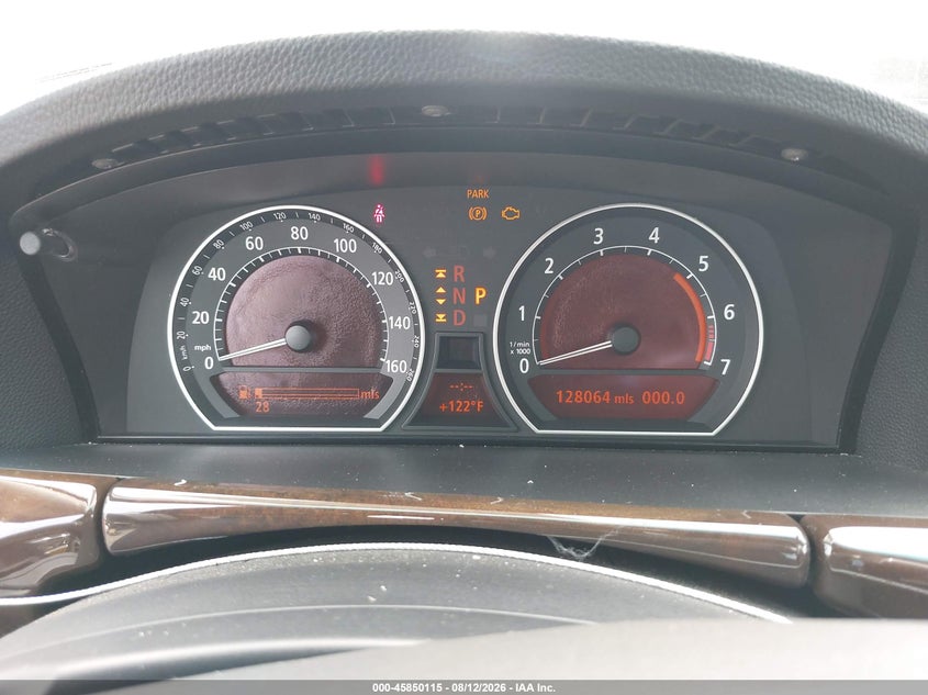 BMW 750I 2006 VIN WBAHL83546DT03278
