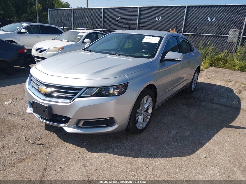 2015 Chevrolet Impala, Hail, IAAI, VIN 2G1115SL0F9254272 — photo 2