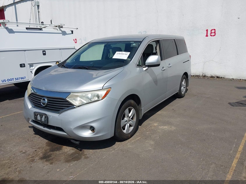 Vin: jn8ae2kp3e9107496, lot: 46349077, nissan quest sv 20142