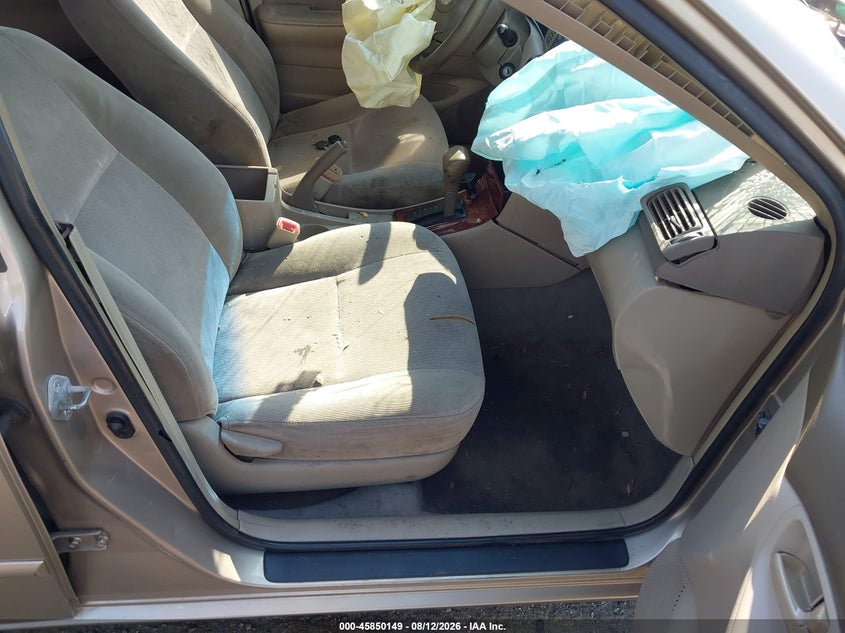 2005 TOYOTA COROLLA SEDAN 1.8L I-4 DOHC, VVT, 130HP
