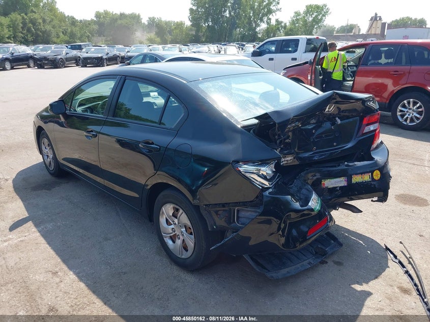 2013 HONDA CIVIC auction photo 3
