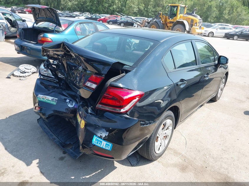 2013 HONDA CIVIC auction photo 4