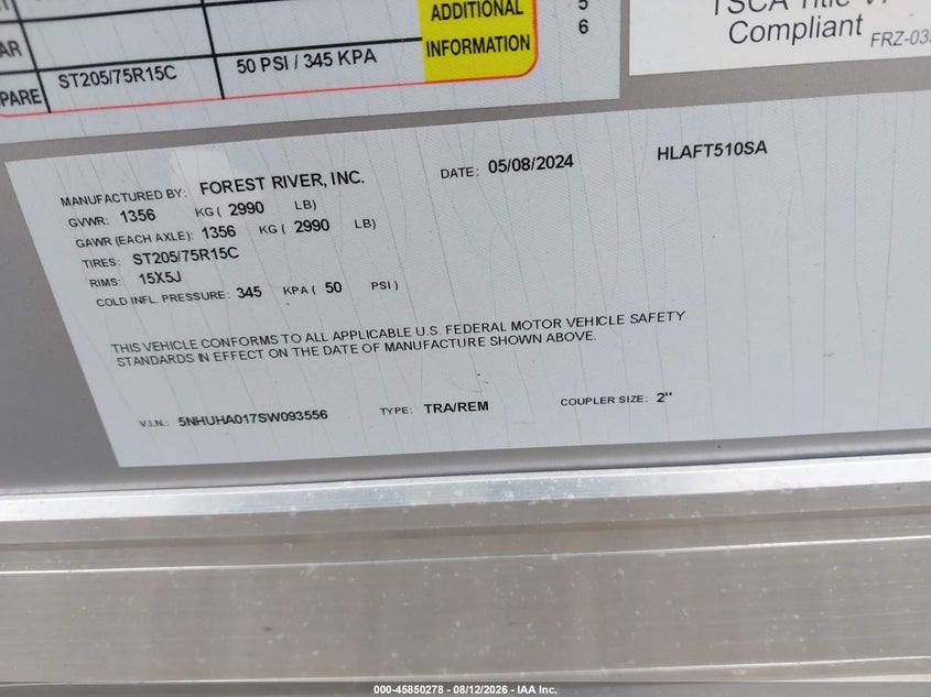 2025 OTHER FOREST RIVER OTHER TRAILER N/A