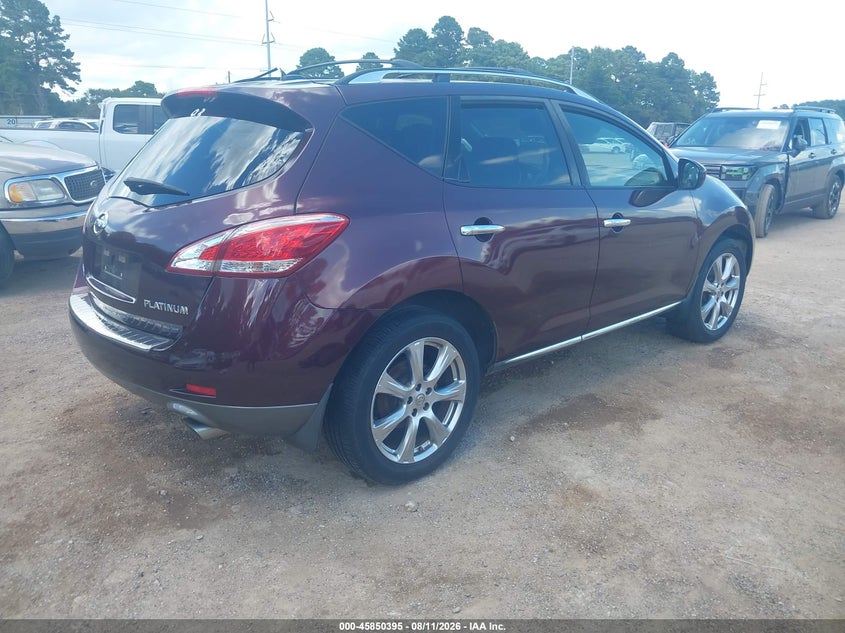 2013 NISSAN MURANO auction photo 4