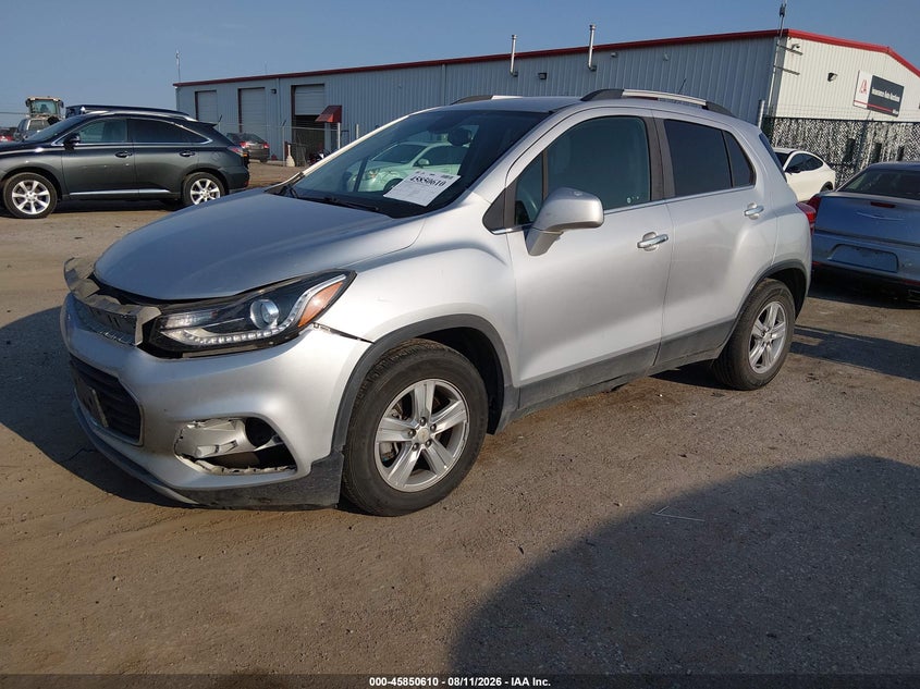 2019 Chevrolet Trax, Удар спереди, IAAI, VIN KL7CJLSB1KB962368 — фото 2