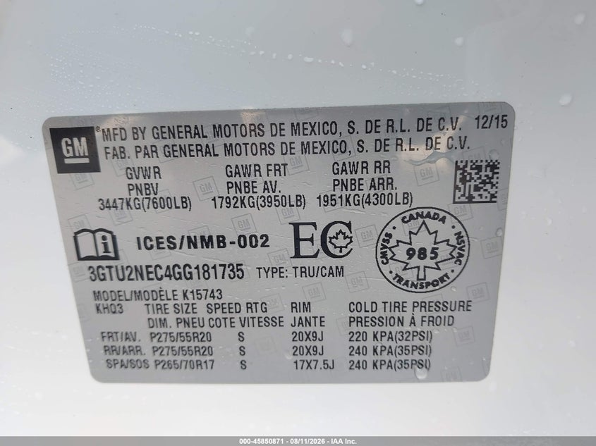 GMC SIERRA 1500 - zdjęcie 9
