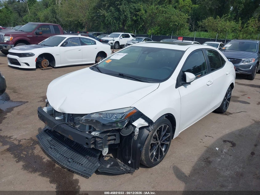 2017 Toyota Corolla, Удар спереди, IAAI, VIN 5YFBURHE6HP711642 — фото 2